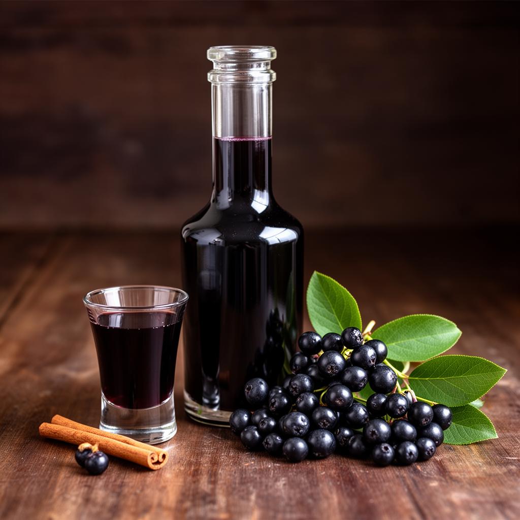 Aronia-Himbeer-Likör – Aroniabeeren-Rezept